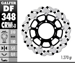 Galfer ブレーキディスク フロント WAVE FLOATING GRO 右 310x5 SUZUKI V CURRENT TECH 2024- Galfer brake disc front WAVE FLOATING GRO RIGHT 310x5 SUZUKI V CURRENT TECH 2024- 【並行輸入品】｜カスタムパーツ WORLD倉庫