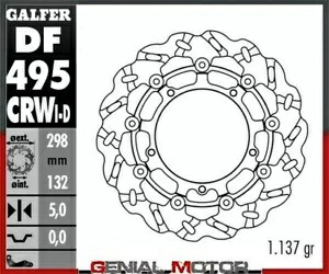 Galfer ブレーキディスク フロント左ウェーブフロート溝付き 310x5ヤマハ XJ6 DIVE NAK09-15- Galfer Brake Disc Front Left Wave Float Grooved 310x5YAMAHA XJ6 DIVE NAK09-15- 【並行輸入品】画像