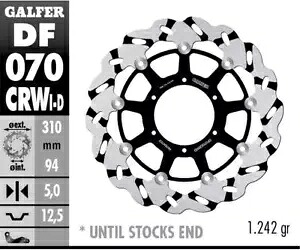 Galfer ブレーキディスク フロント ウェーブ フローティング グロ 左 310x5 ホンダ CB 1000 R 2008 2017- Galfer brake disc front wave floating gro left 310x5 Honda CB 1000 R 2008 2017- 【並行輸入品】|カスタムパーツ WORLD倉庫