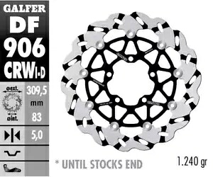 ガルファー ブレーキディスク フロント ウェーブ フローティング ラージ R。 2019 309.5x5m トライアンフ ストリート ツイン- Galfer brake disc front wave floating large r. 2019 309.5x5m TRIUMPH STREET TWIN- 【並行輸入品】｜カスタムパーツ WORLD倉庫