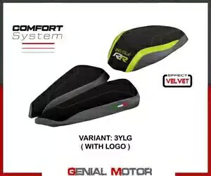 サドルカバー メイランベルベット コムシステム YLG+ロゴ T.I.MV アグスタ ブルターレ 1000RR 20-2023- Saddle cover Meilan velvet Com system YLG + logo T.I.MV Agusta Brutale 1000RR 20-2023- 【並行輸入品】