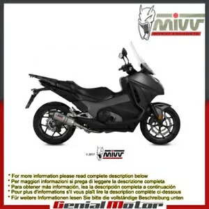 Mivv 排気マフラー オーバル チタン カーボンキャップ付き ホンダ インテグラ 750 2016 - 2018 Mivv Exhaust Muffler Oval Titanium With Carbon Cap Honda Integra 750 2016 - 2018 【並行輸入品】 90,750円