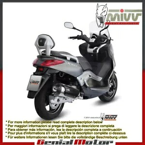 Mivv 承認完全エキゾースト アーバン スチール ヤマハ X-Max 125 2006 - 2016 用 Mivv Approved Complete Exhaust Urban Steel for Yamaha X-Max 125 2006 - 2016 【並行輸入品】|カスタムパーツ WORLD倉庫