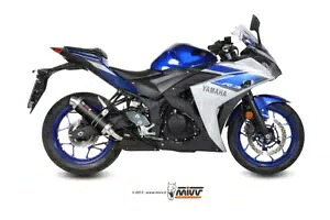 Mivv 排気マフラー GP カーボンファイバー ヤマハ Yzf R25 2015 - 2023用 Mivv Exhaust Muffler GP Carbon Fiber for Yamaha Yzf R25 2015 - 2023 【並行輸入品】