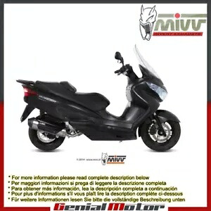 Mivv 承認完全エキゾースト アーバン スチール スズキ バーグマン 200 2007 - 2013 用 Mivv Approved Complete Exhaust Urban Steel for Suzuki Burgman 200 2007 - 2013 【並行輸入品】|カスタムパーツ WORLD倉庫