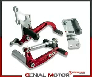 ホンダ CRF150モタードレーシング DISCACCIATI リア調整式フットレスト シルバー PDR305R Honda Crf 150 Motard Racing DISCACCIATI Rear Adjustable Footrests Silver PDR305R 【並行輸入品】