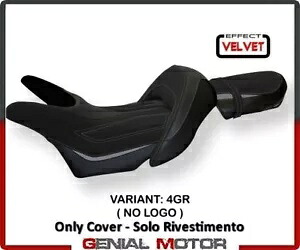 シート サドル カバー オデッサ ベルベット グレー (GR)T.I.ヤマハ V-MAX 1700 2008-2017 Seat saddle cover Odessa Velvet Gray (GR)T.I. for YAMAHA V-MAX 1700 2008-2017 【並行輸入品】