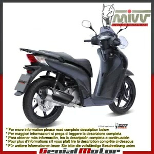 Mivv 承認コンプリートエキゾースト アーバン ステンレススチール ホンダ Sh 150 2002 - 2012 Mivv Approved Complete Exhaust Urban Stainless Steel Honda Sh 150 2002 - 2012 【並行輸入品】