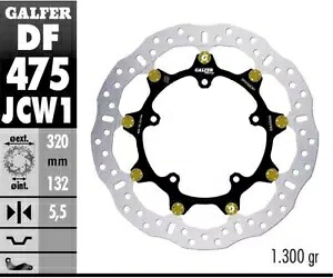 Galfer フロント ブレーキ ディスク WAVE FLOATECH Racing 320X5.5MM ヤマハ MT-10 2016 Galfer Front Brake Disc WAVE FLOATECH RACING 320X5.5MM YAMAHA MT-10 2016 【並行輸入品】|カスタムパーツ WORLD倉庫