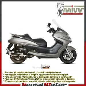 Mivv 承認完全エキゾースト アーバン スチール ヤマハ マジェスティ 400 2007 - 2014 用 Mivv Approved Complete Exhaust Urban Steel for Yamaha Majesty 400 2007 - 2014 【並行輸入品】