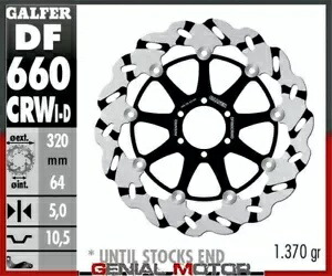 Galfer ブレーキディスク フロント左 WAVE FLOAT GROOVED 320x5 APRILIA MANA XABS 10-16- Galfer brake discs front left WAVE FLOAT GROOVED 320x5 APRILIA MANA XABS 10-16- 【並行輸入品】｜カスタムパーツ WORLD倉庫