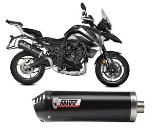 Mivv エキゾーストマフラー オーバル ブラック イノックス カーボン キャップ BENELLI TRK 702 / X 2023 2024 Mivv Exhaust Muffler Oval Black Inox Carbon Cap BENELLI TRK 702 / X 2023 2024 【並行輸入品】