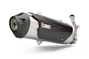 Mivv は、Gilera Nexus 300 2008 - 2013 用の完全な排気アーバン スチールを承認しました Mivv Approved Complete Exhaust Urban Steel for Gilera Nexus 300 2008 - 2013 【並行輸入品】