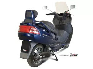 Mivv 承認完全エキゾースト アーバン スチール スズキ バーグマン 250 1998 - 2002 用 Mivv Approved Complete Exhaust Urban Steel for Suzuki Burgman 250 1998 - 2002 【並行輸入品】