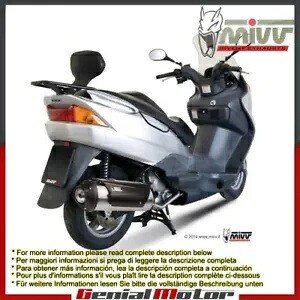 Mivv 承認完全エキゾースト アーバン スチール スズキ バーグマン 150 2002 - 2006 用 Mivv Approved Complete Exhaust Urban Steel for Suzuki Burgman 150 2002 - 2006 【並行輸入品】