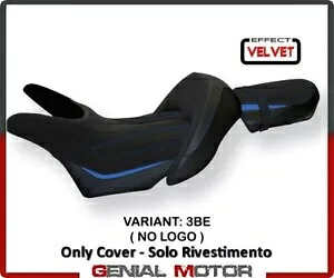 シート サドル カバー オデッサ ベルベット ブルー (BE)T.I.ヤマハ V-MAX 1700 2008-2017 Seat saddle cover Odessa Velvet Blue (BE)T.I. for YAMAHA V-MAX 1700 2008-2017 【並行輸入品】