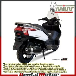 Mivv は Kymco Downtown 300 2009 - 2012 用のコンプリートエキゾーストアーバンスチールを承認 Mivv Approved Complete Exhaust Urban Steel for Kymco Downtown 300 2009 - 2012 【並行輸入品】｜カスタムパーツ WORLD倉庫 70,785円