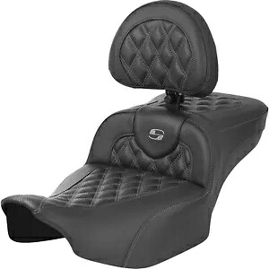 Roadsofa? エクステンデッド リーチ シート - グレー ステッチ - FLTR/FLHX '23-'24 823-07-207B2 Roadsofa? Extended Reach Seat - Gray Stitch - FLTR/FLHX '23-'24 823-07-207B2 【並行輸入品】