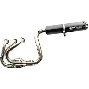 トリニティ レーシング エキゾースト - ブラック - シングル TR-4155F-BK TRINITY RACING EXHAUST - BLACK - SINGLE TR-4155F-BK 【並行輸入品】
