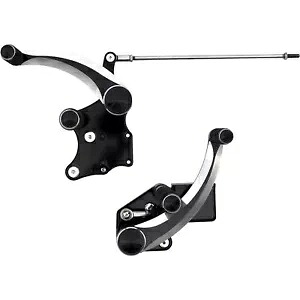 Accutronix ソフテイル フォワード コントロール ツイン カム ブラック FC106-SIN Accutronix Softail Forward Controls Twin Cam Black FC106-SIN 【並行輸入品】