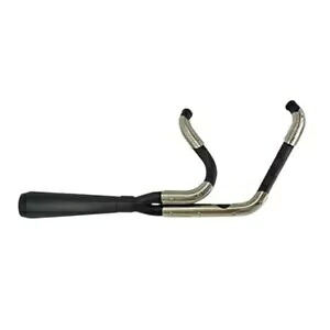 Assault 2:1 エキゾースト - ブラック - ストレート - '17-'20 ツーリング TM-5010BK Assault 2:1 Exhaust - Black - Straight - '17-'20 Touring TM-5010BK 【並行輸入品】｜カスタムパーツ WORLD倉庫 156,200円