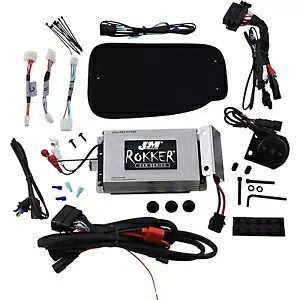 J M 400W 2チャンネル Bluetooth アンプキット - ハーレーダビッドソン用 JAMP-400RK14BLU J M 400W 2-Channel Bluetooth Amp Kit - For Harley Davidson JAMP-400RK14BLU 【並行輸入品】