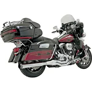 Bassani Manufacturing 2:1 エキゾースト - クローム - ラウンド - '95-'16 FL FLH-757 Bassani Manufacturing 2:1 Exhaust - Chrome - Round - '95-'16 FL FLH-757 【並行輸入品】