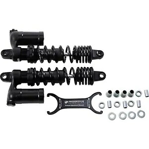 970 シリーズ ピギーバック ショック - グロス ブラック/マット ブラック - 13.00 インチ 970-1014B 970 Series Piggyback Shocks - Gloss Black/Matte Black - 13.00\