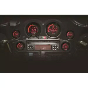 Koso デジタル ゲージ クラスター ブラック ベゼル 04-13 FLHT および FLTR BA050903 Koso Digital Gauge Cluster Black Bezel 04-13 FLHT And FLTR BA050903 【並行輸入品】
