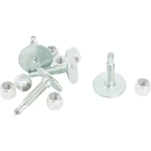 Woodys グランドマスター シルバー スタッド 1.325 インチ - 500 個/パック GMP-1325-500 Woodys Grand Master Silver Studs 1.325\\\