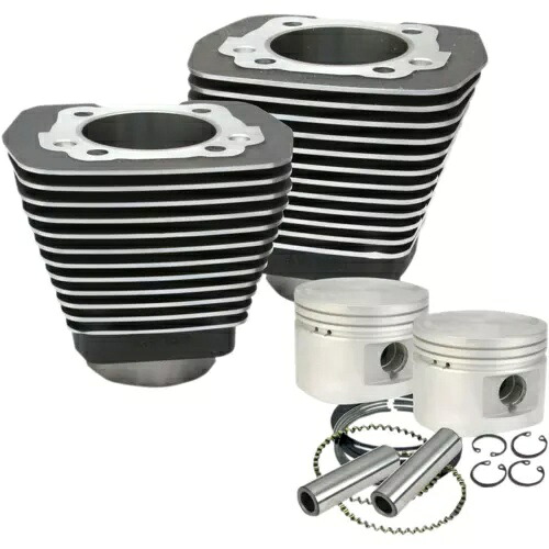 S&S サイクル シリンダー/ピストン キット - ブラック 910-0182 S&S Cycle Cylinder/Piston Kit - Black 910-0182 【並行輸入品】