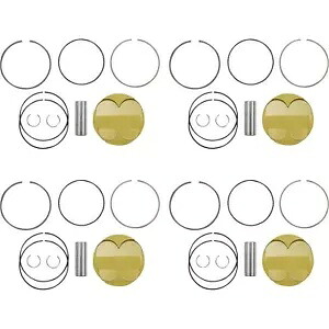 J.E.ピストンズ ウルトラシリーズ ピストンキット ハヤブサ用 379437 J.E. Pistons Ultra Series Piston Kit for Hayabusa 379437 【並行輸入品】|カスタムパーツ WORLD倉庫