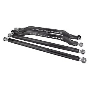 ポラリス RZR 用ハイクリアランス ラジアス ロッド - ブラック コントラスト カット 0222-2007-BM High Clearance Radius Rod for Polaris RZR - Black Contrast Cut 0222-2007-BM 【並行輸入品】|カスタムパーツ WORLD倉庫