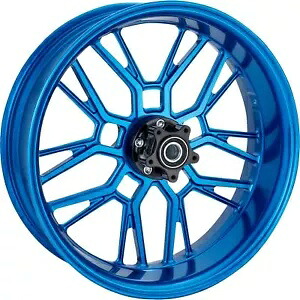 Arlen Ness リム - スプリットスポーク - ブルー - 18x5.5 330-008 Arlen Ness Rim - Split-Spoke - Blue - 18x5.5 330-008 【並行輸入品】｜カスタムパーツ WORLD倉庫