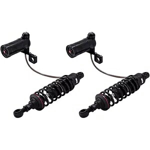 990 シリーズ ショック (リモートリザーバー付き) - ブラック - 高耐久 - 13 インチ 990-2004 990 Series Shocks with Remote Reservoir - Black - Heavy-Duty - 13\