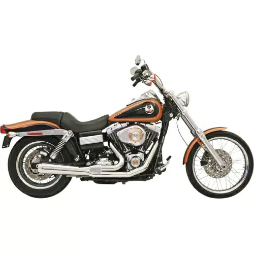 Bassani Manufacturing ロード レイジ エキゾースト - クローム - ショート - '06-'17 FXD 13112J Bassani Manufacturing Road Rage Exhaust - Chrome - Short - '06-'17 FXD 13112J 【並行輸入品】