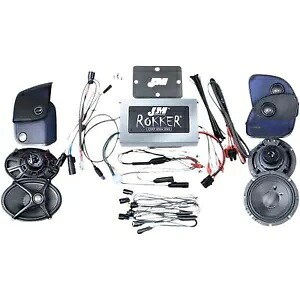 Rokker? XXR Extreme 800w 4 スピーカー/アンプ取り付けキット - 14-20 FLTR XXRK800SP415RCS Rokker? XXR Extreme 800w 4-Speaker/Amp Install Kit - 14-20 FLTR XXRK800SP415RCS 【並行輸入品】|カスタムパーツ WORLD倉庫