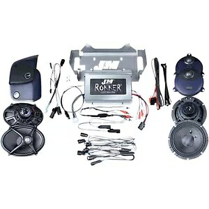 Rokker? XXR Extreme 800w 4 スピーカー/アンプ取り付けキット - 14-20 FLHX XXRK800SP414SG5 Rokker? XXR Extreme 800w 4-Speaker/Amp Install Kit - 14-20 FLHX XXRK800SP414SG5 【並行輸入品】|カスタムパーツ WORLD倉庫