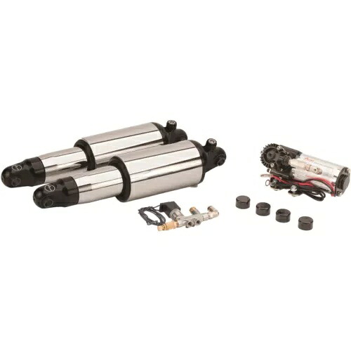 アーノット エア ショック Fox シリーズ クローム '09-Up FLH/FLT リバウンド付き MC-2905 Arnott Air Shocks Fox Series Chrome '09-Up FLH/FLT with Rebound MC-2905 【並行輸入品】