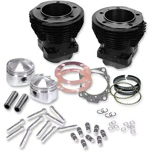 S&S Cycle ビッグボアシリンダーおよびストローカーピストンキット 91-9001 S&S Cycle Big Bore Cylinder and Stroker Piston Kit 91-9001 【並行輸入品】
