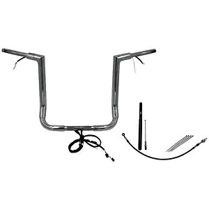 Fat Baggers ハンドルバー キット - フラット トップ - 16 インチ - クロム 612016 Fat Baggers Handlebar Kit - Flat Top - 16\