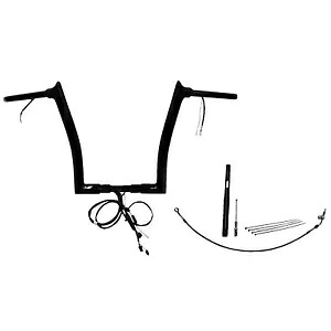 Fat Baggers ハンドルバー キット - ポインテッド トップ - 14 インチ - ブラック 812914-B Fat Baggers Handlebar Kit - Pointed Top - 14\