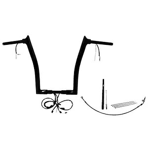 Fat Baggers ハンドルバー キット - ポインテッド トップ - 16 インチ - ブラック 812916-B Fat Baggers Handlebar Kit - Pointed Top - 16\