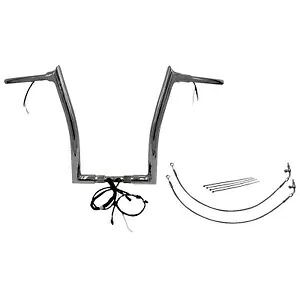 Fat Baggers ハンドルバー キット - ポインテッド トップ - 16 インチ - クロム 801316 Fat Baggers Handlebar Kit - Pointed Top - 16\