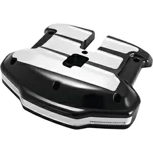 Performance Machine M8 スカラップ ロッカー カバー - コントラスト カット 0177-2070-BM Performance Machine M8 Scallop Rocker Cover - Contrast Cut 0177-2070-BM 【並行輸入品】｜カスタムパーツ WORLD倉庫