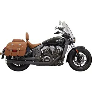 Bassani Manufacturing 2:1 エキゾースト - ブラック - ロング - スカウト 8S11JB Bassani Manufacturing 2:1 Exhaust - Black - Long - Scout 8S11JB 【並行輸入品】｜カスタムパーツ WORLD倉庫