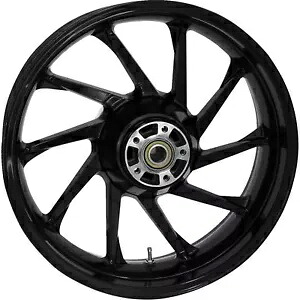 ホイール - ハリケーン 3D - リア - シングルディスク/ABS なし - ブラック 3D-HUR185SB Wheel - Hurricane 3D - Rear - Single Disc/without ABS - Black 3D-HUR185SB 【並行輸入品】｜カスタムパーツ WORLD倉庫