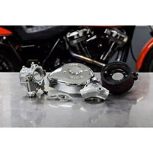 S&S サイクル キャブレター E およびステルス エア キット - クローム - ビッグ ツイン '99-'05 110-0149 S&S Cycle Carburetor E and Stealth Air Kit - Chrome - Big Twin '99-'05 110-0149 【並行輸入品】