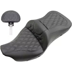 Saddlemen 背もたれ付き加熱格子ステッチロードソファシート 808-07B-182BRHC Saddlemen Heated Lattice Stitched Road Sofa Seat with Backrest 808-07B-182BRHC 【並行輸入品】