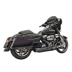 Bassani Manufacturing ショート 2:1 エキゾースト - ブラック - 17+ FL 1F42RB Bassani Manufacturing Short 2:1 Exhaust - Black - 17+ FL 1F42RB 【並行輸入品】